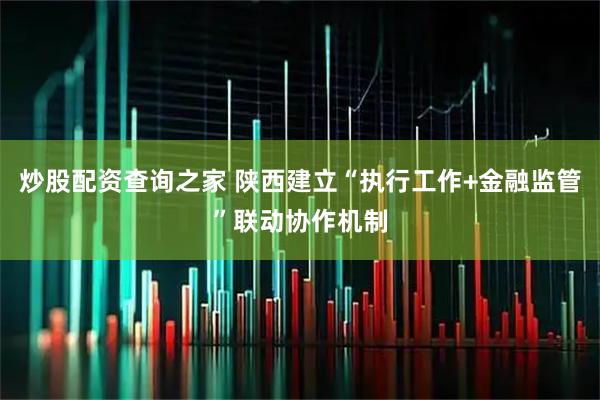 炒股配资查询之家 陕西建立“执行工作+金融监管”联动协作机制