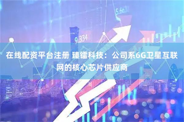在线配资平台注册 臻镭科技：公司系6G卫星互联网的核心芯片供应商