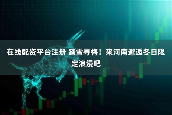 在线配资平台注册 踏雪寻梅！来河南邂逅冬日限定浪漫吧