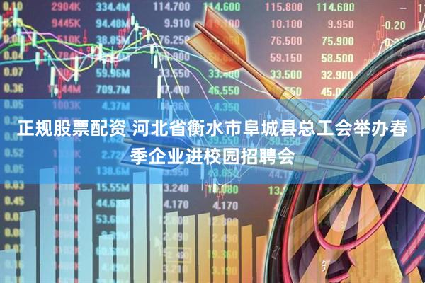 正规股票配资 河北省衡水市阜城县总工会举办春季企业进校园招聘会